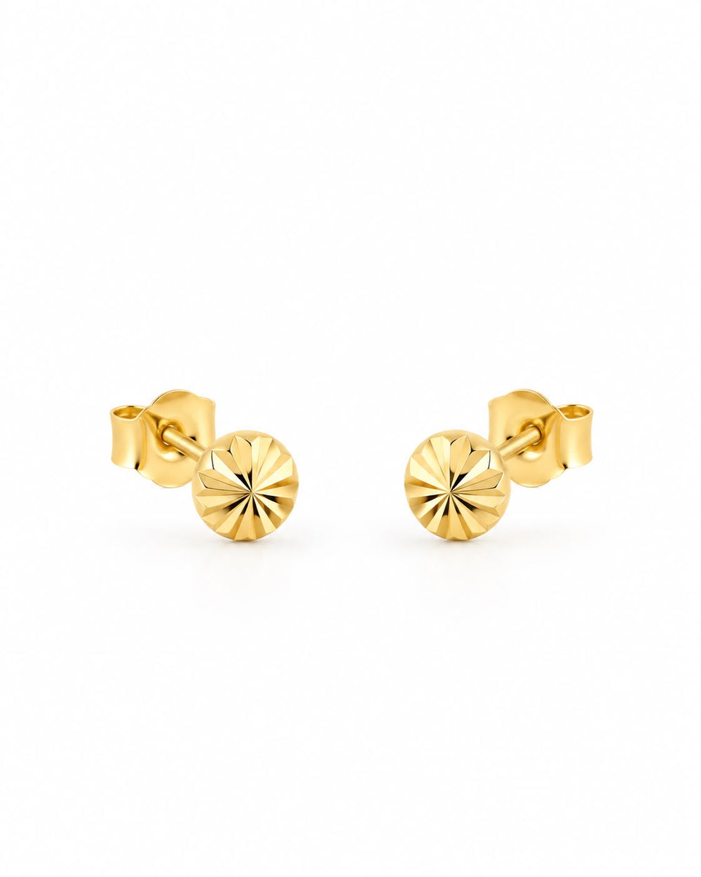 ARETES ORO 10K ESFERA CHICA