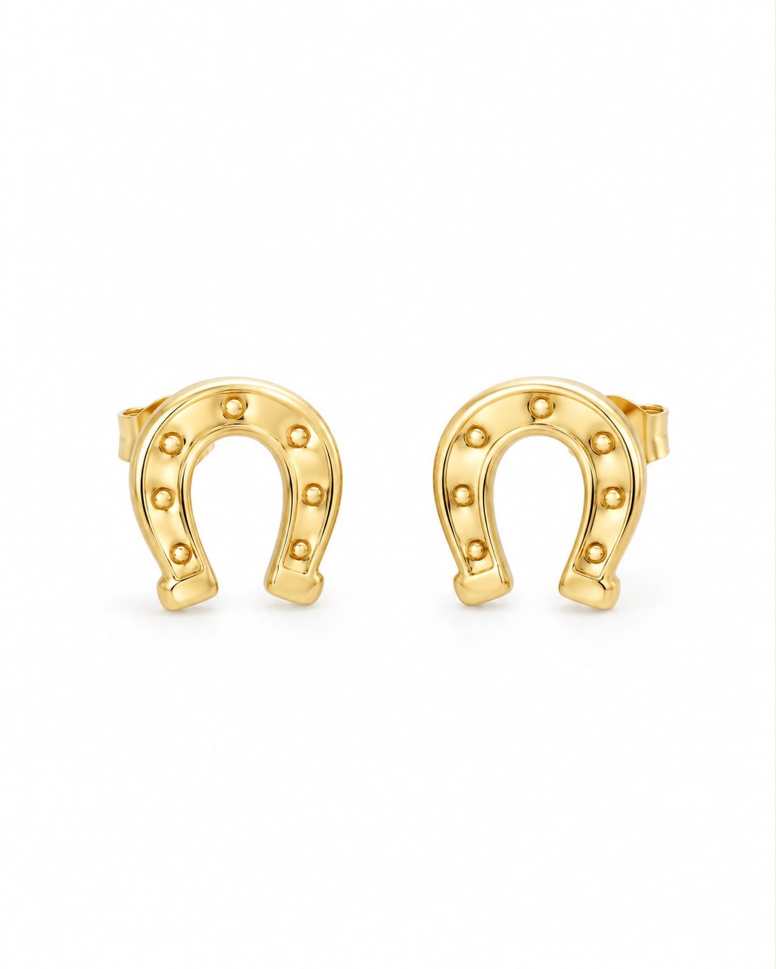 ARETES ORO 10K HERRADURA