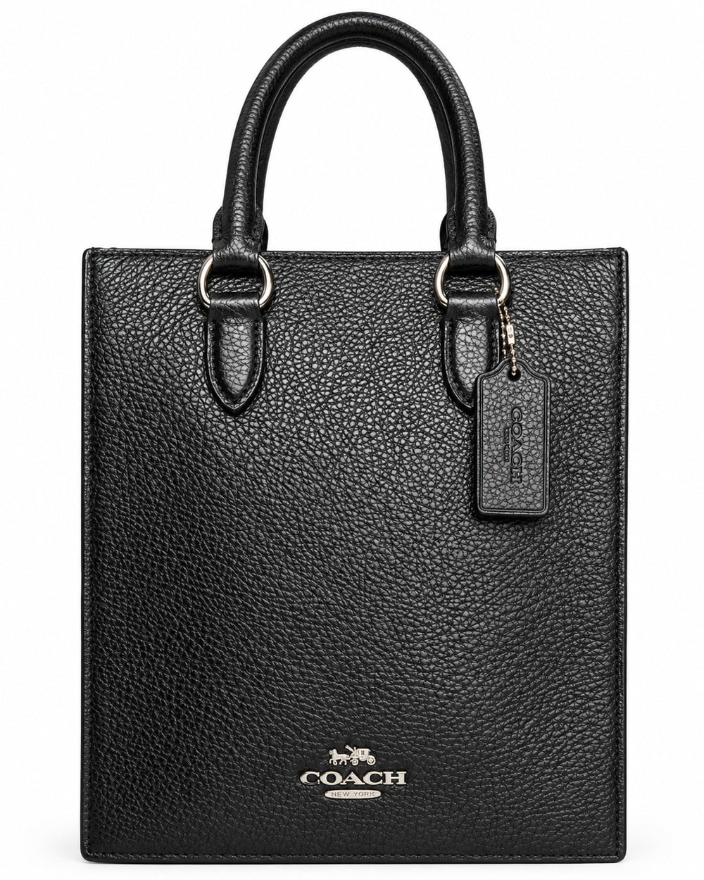 BANDOLERA COACH MOD2 ALTO NEGRO LISO