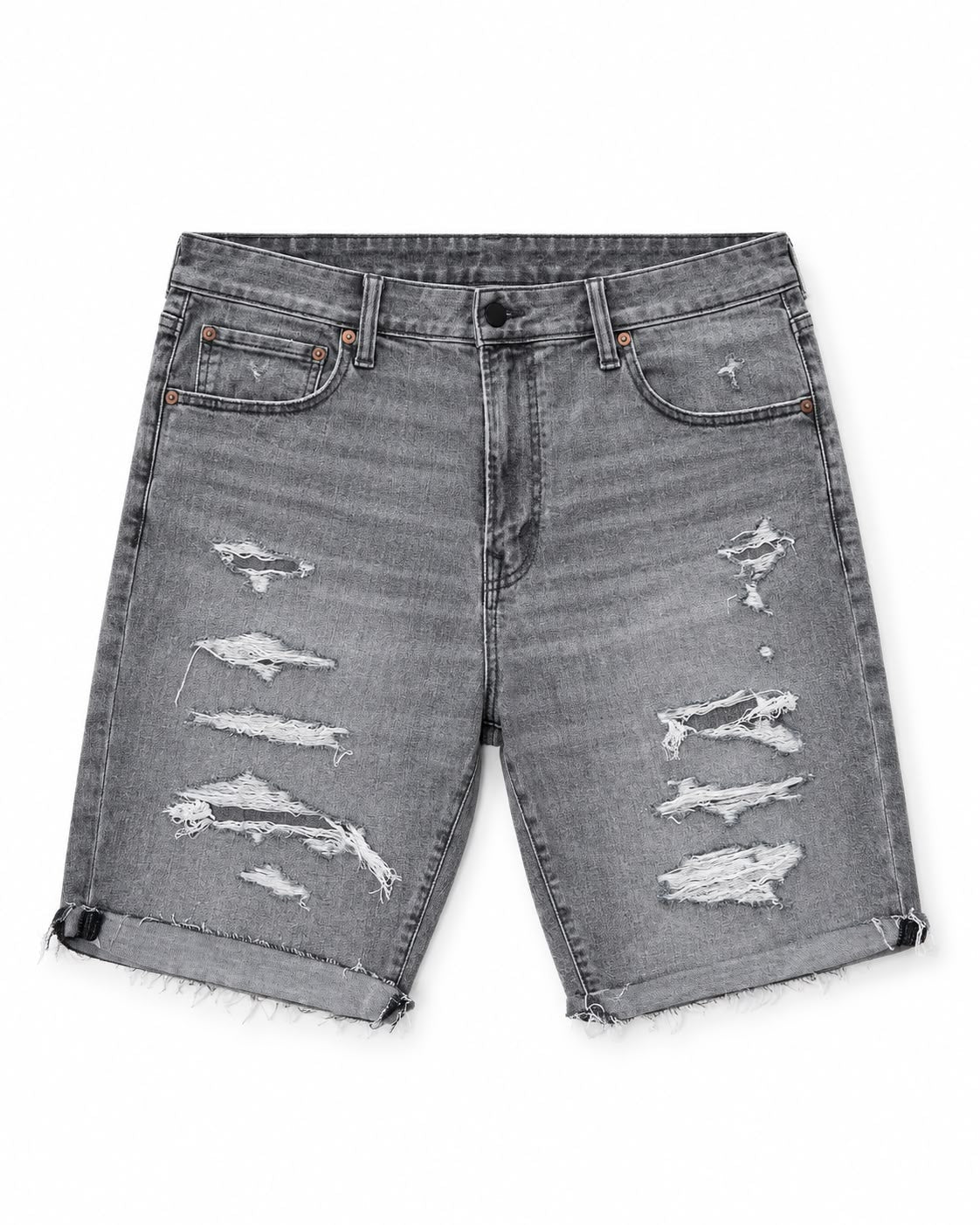 BERMUDA AMERICAN EAGLE AIRFLEX + JEAN SHORT AT THE KNEE 01331317307082 GRIS 36