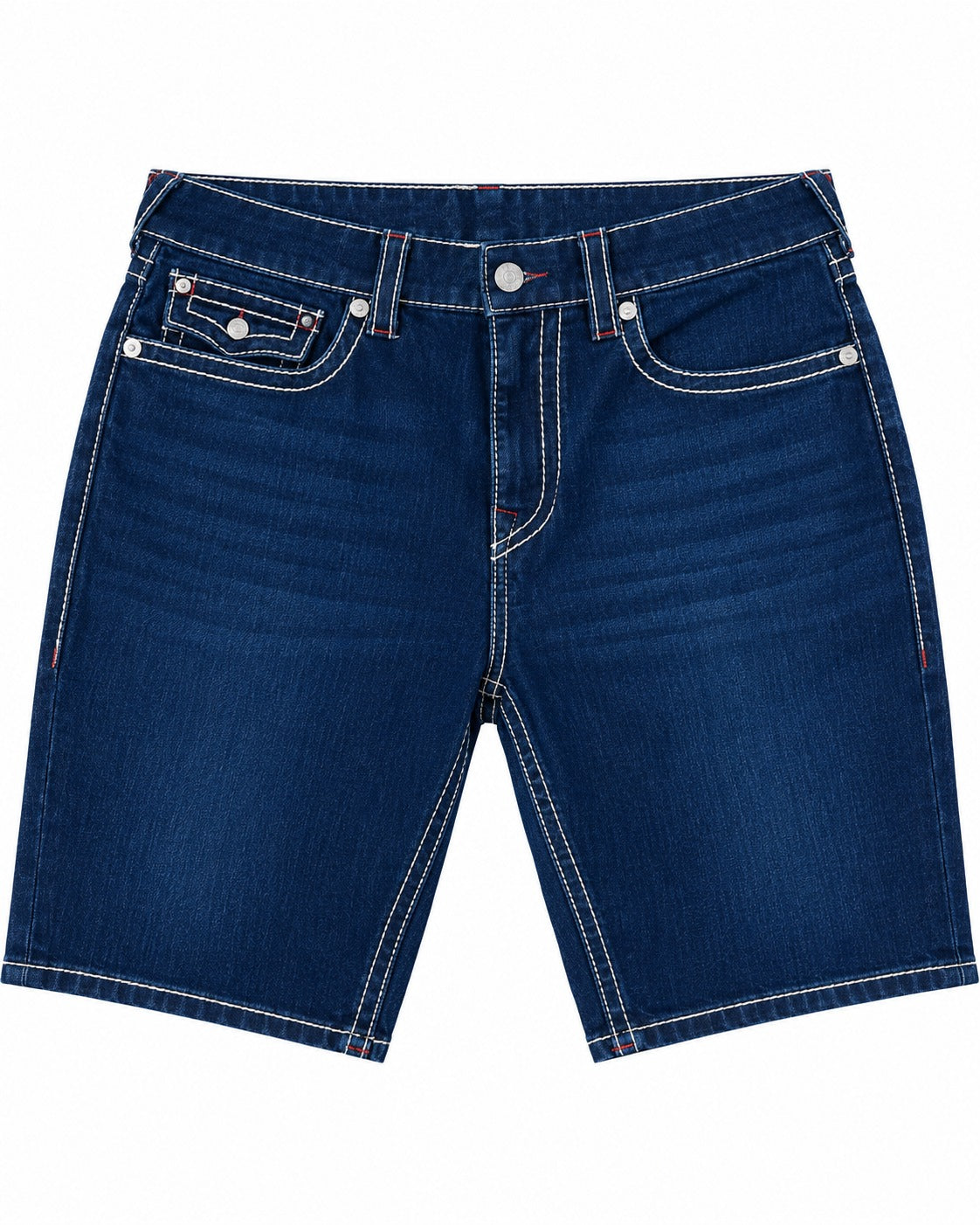 BERMUDA TRUE RELIGION RICKY RELAXED STRAIGHT 700245 RICKY BIG FLAP SHORT 34