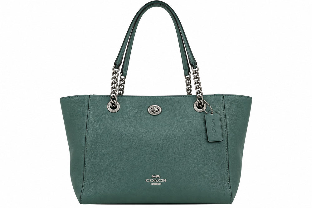 BOLSA COACH CADENAS VERDE OLIVO LISA