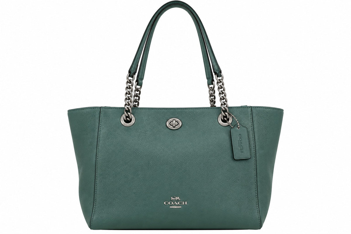 BOLSA COACH CADENAS VERDE OLIVO LISA