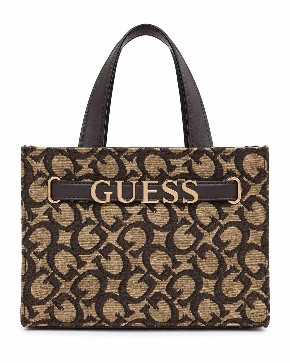 BOLSA GUESS TOTE MONOGRAMA GUESS CAFÉ
