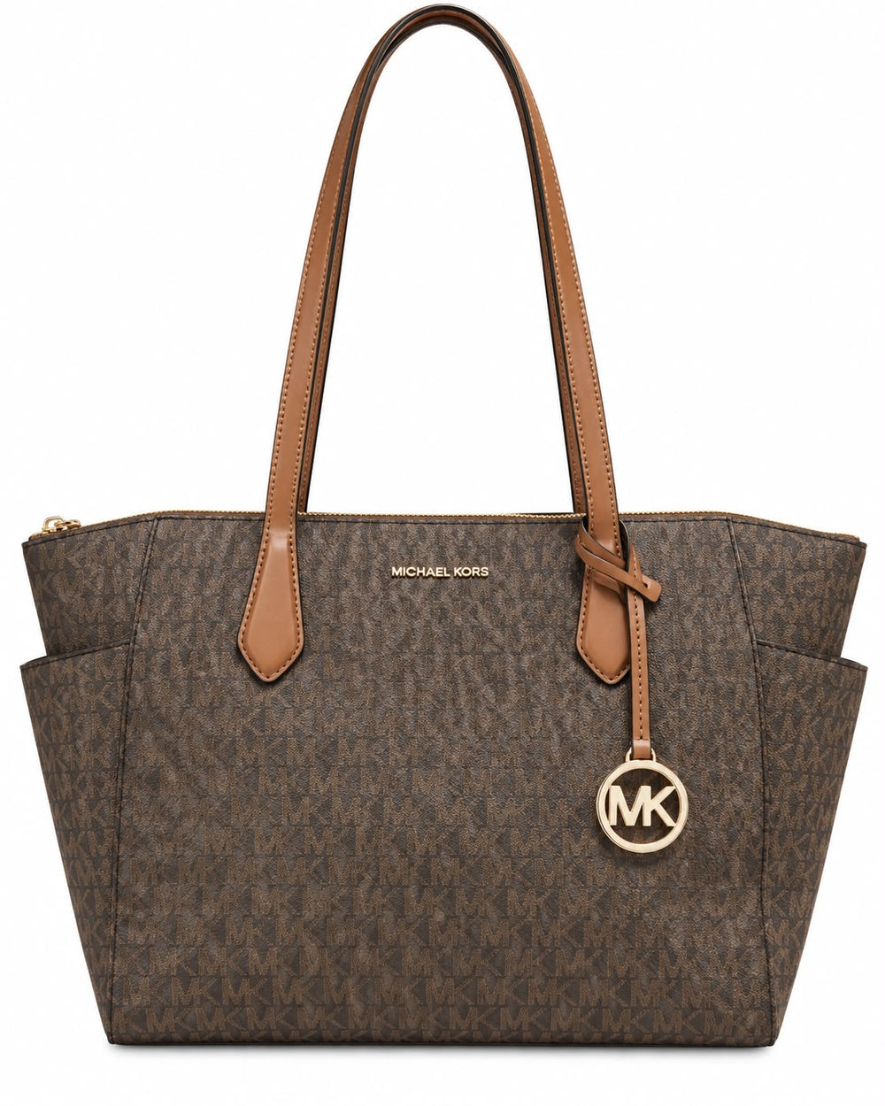 BOLSA MK MARILYN CAFÉ MONOGRAMAS