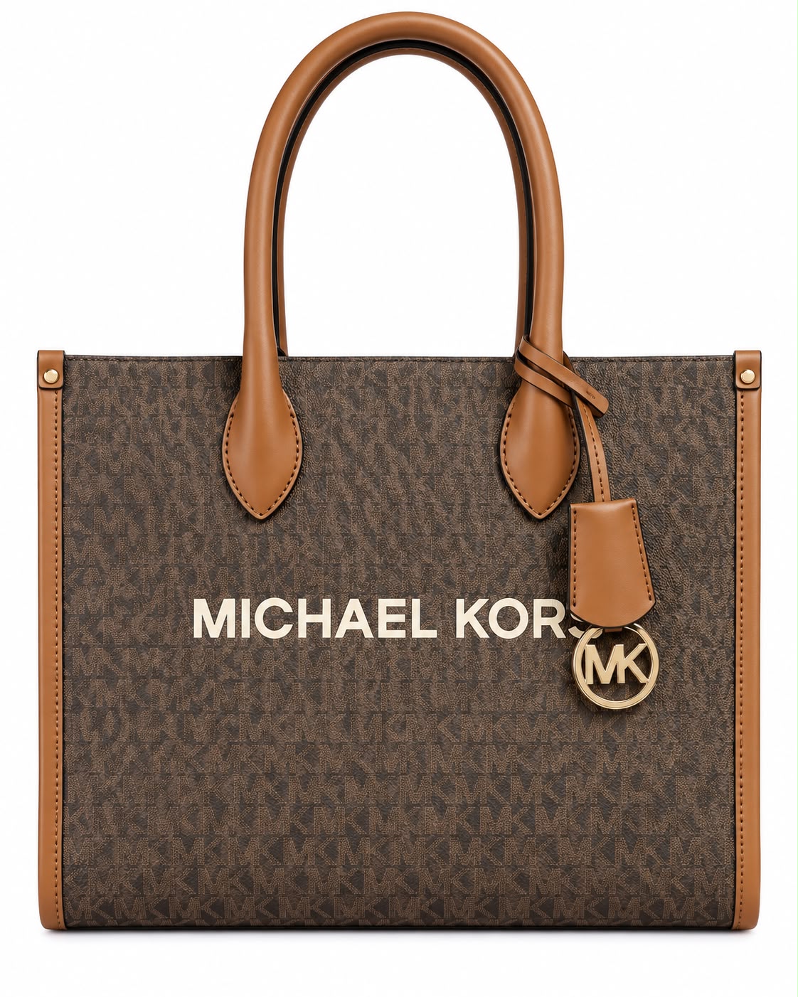 BOLSA MK MIRELLA CAFÉ MONOGRAMAS