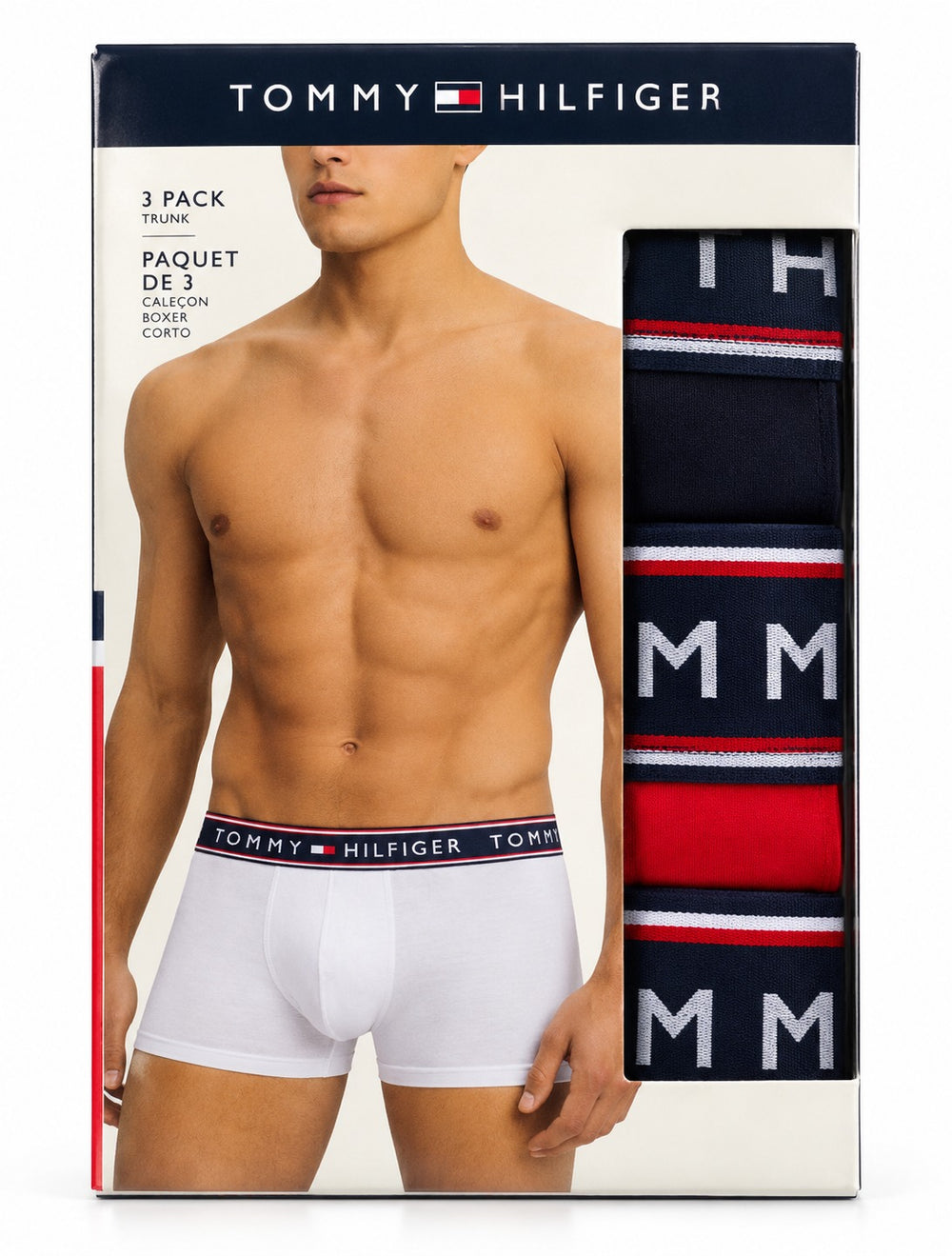 BOXER TOMMY STRETCH TRICOLOR