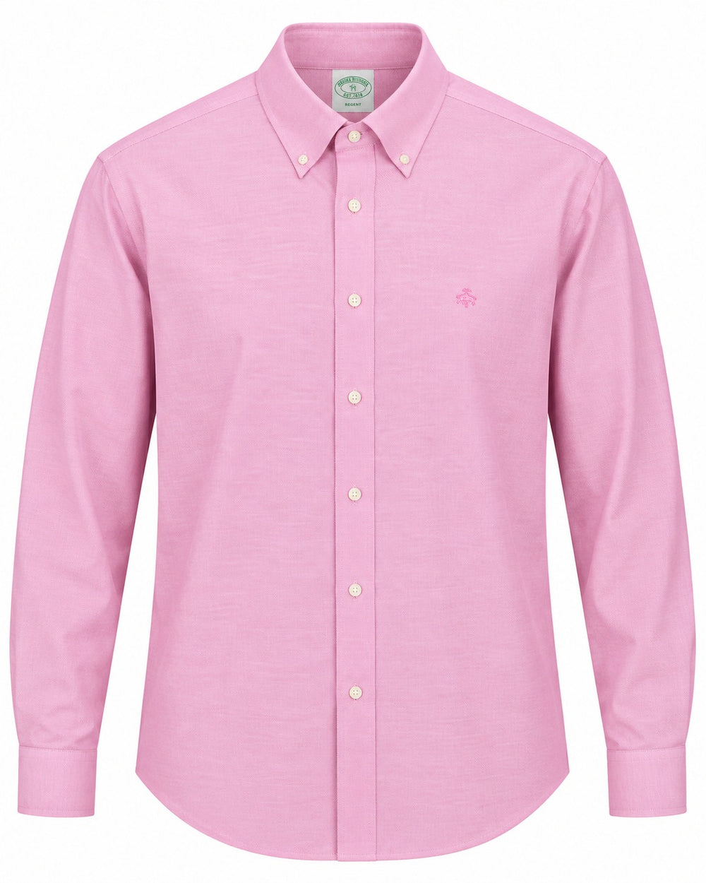 CAMISA BROOKS BROTHERS 42112 SLIM MONOGRAMA ROSA XS