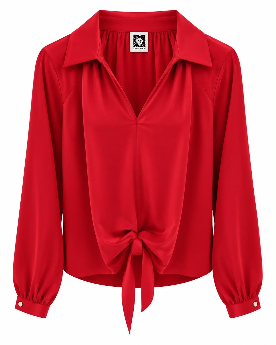 CAMISA DAMA ANNE KLEIN ROJO S