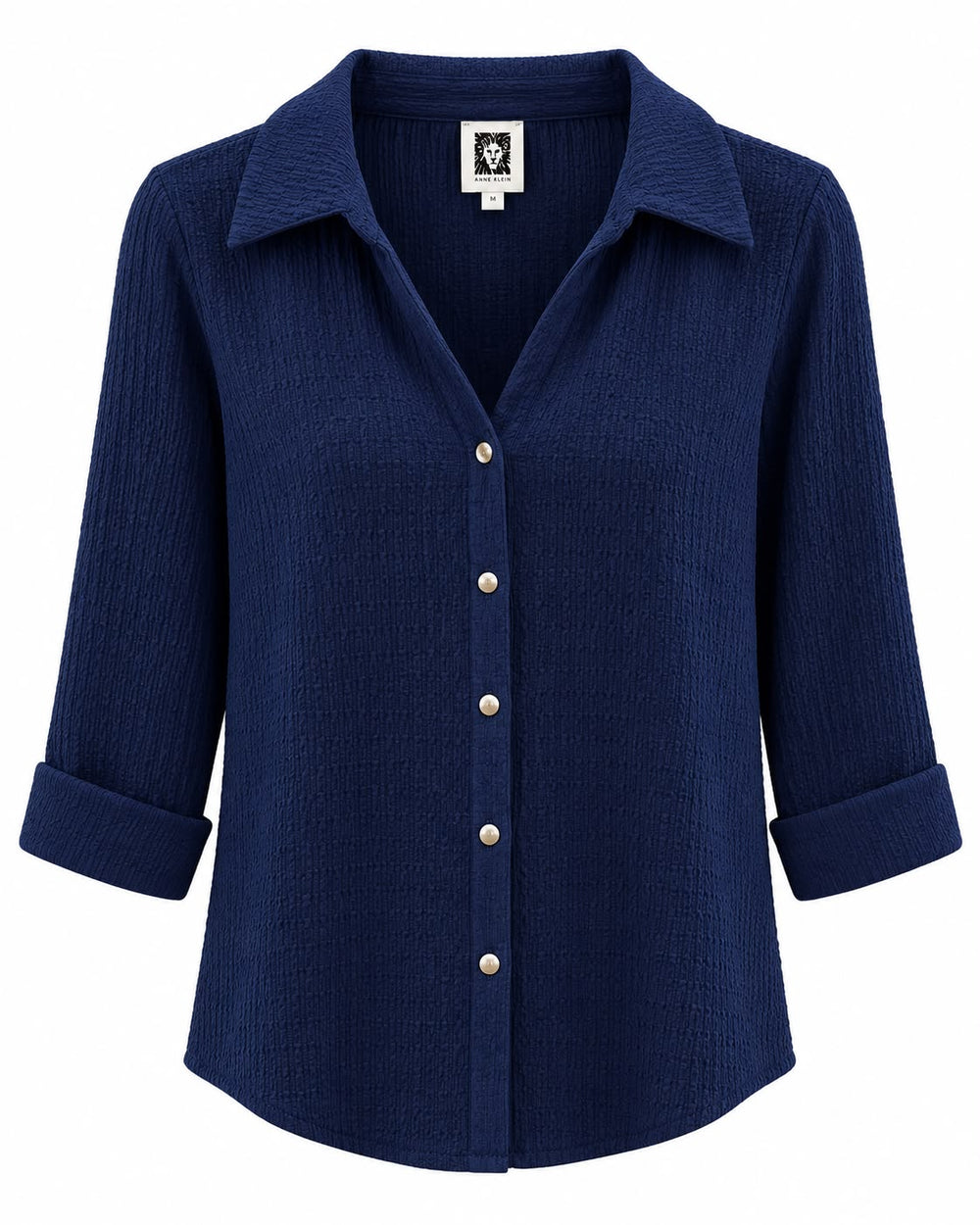 CAMISA DAMA ANNE KLEIN AZUL NAVY S