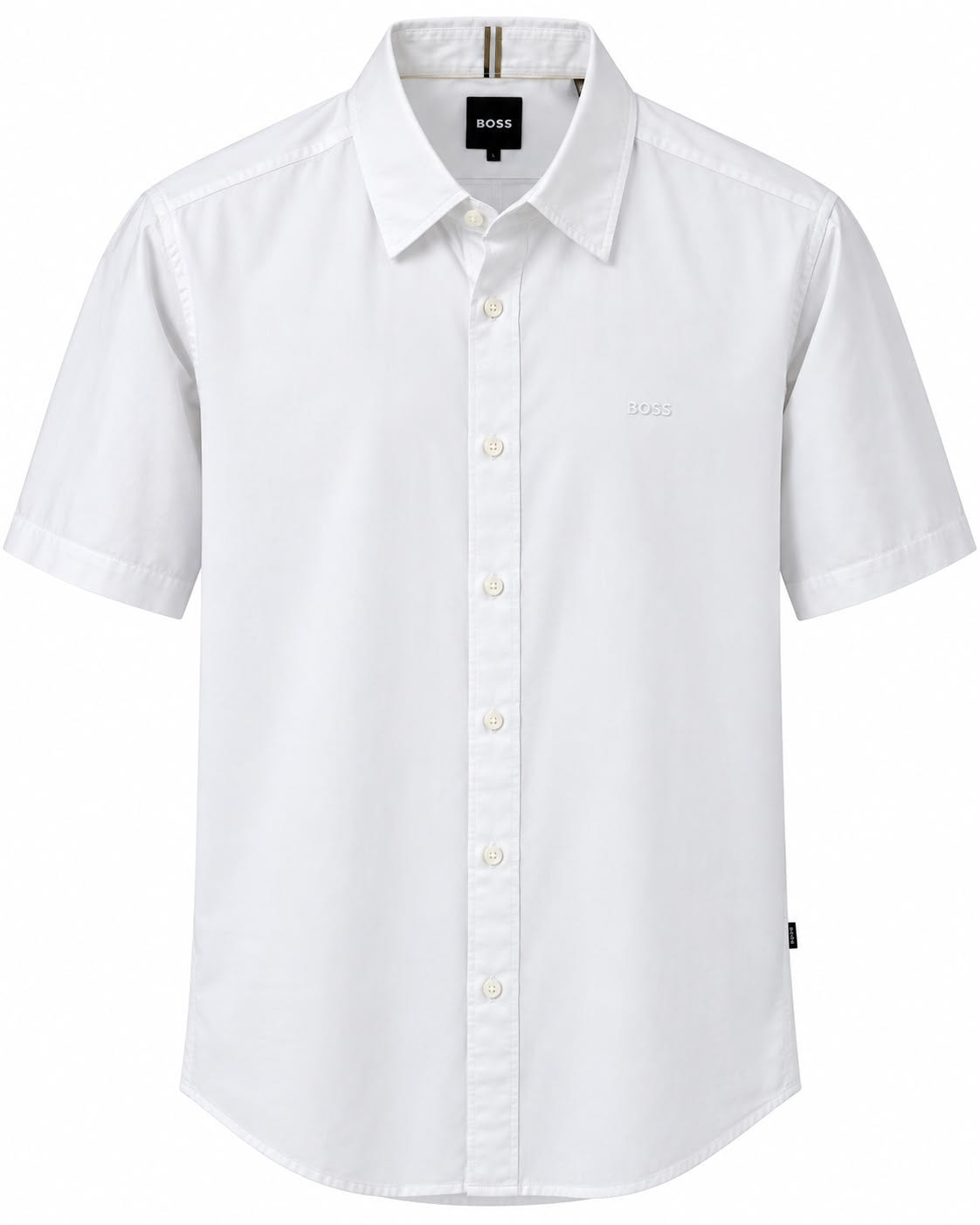 CAMISA HUGO BOSS 50543017 REGULAR FIT MANGA CORTA BLANCA L