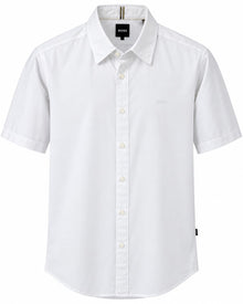 CAMISA HUGO BOSS 50543017 REGULAR FIT MANGA CORTA BLANCA