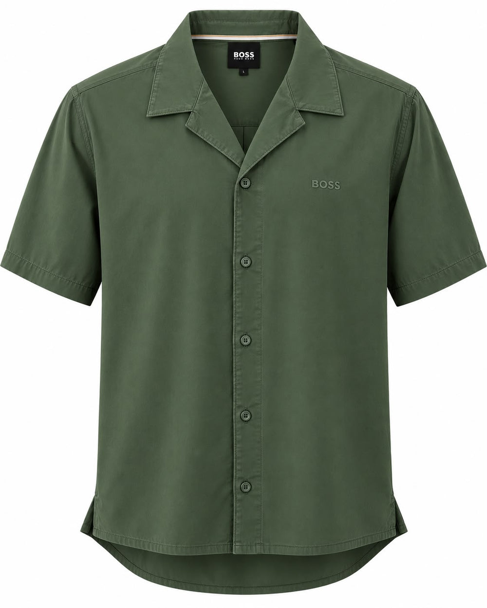 CAMISA HUGO BOSS 50567174 BEACH MANGA CORTA VERDE L