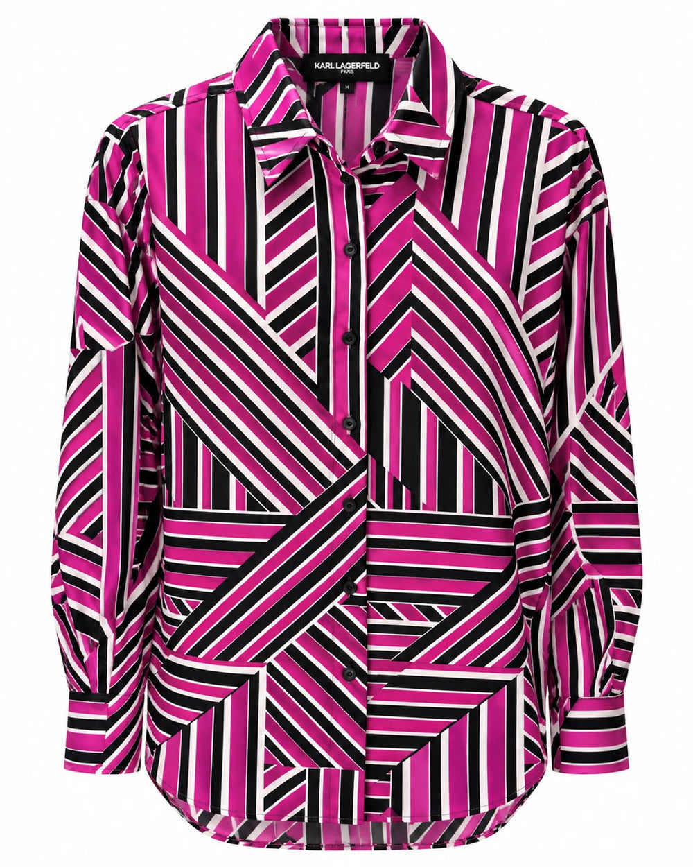 CAMISA KARL LAGERFELD L4GA3518 ROSA RAYAS XS
