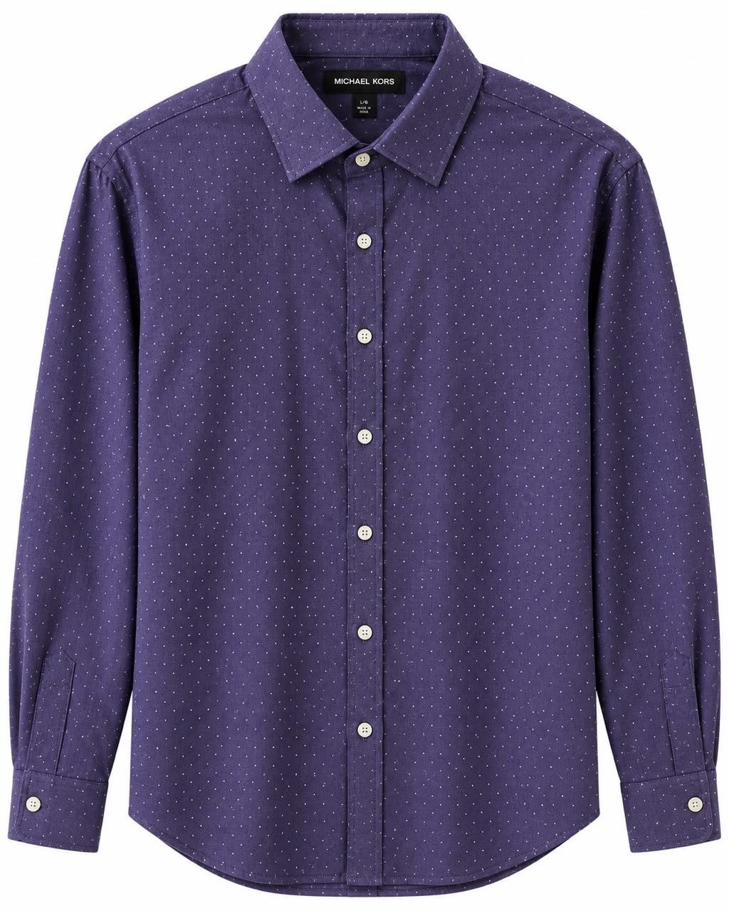 CAMISA MK DR3516 SLIM FIT MORADO L