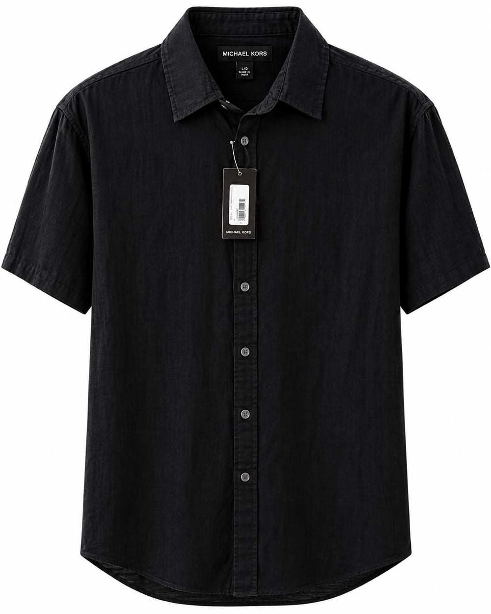 CAMISA MK TRANS1 MANGA CORTA NEGRO XXL