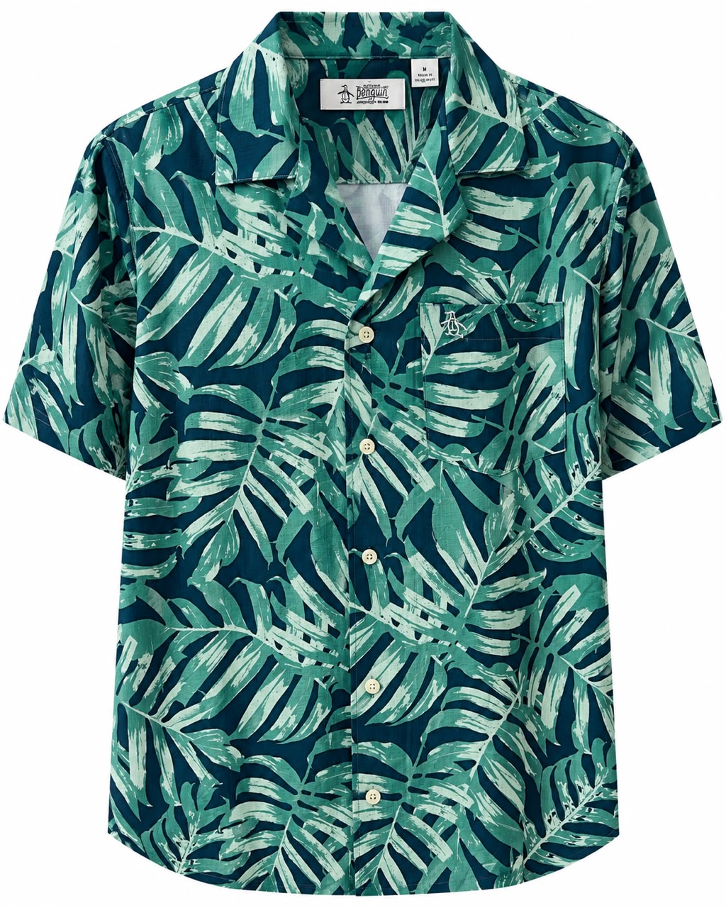 CAMISA PENGUIN 0CWR2520 MANGA CORTA HOJAS M