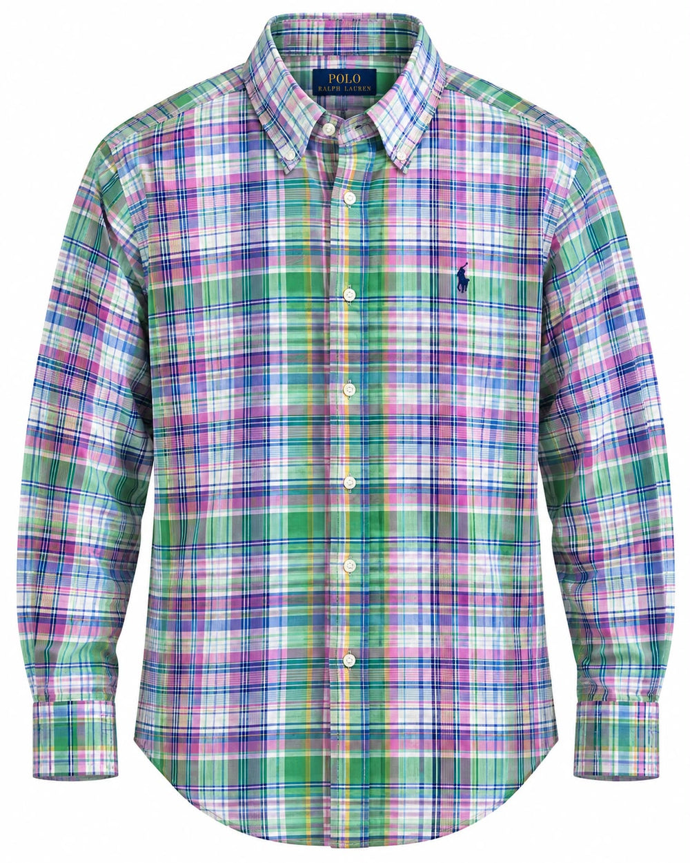 CAMISA POLO RALPH LAUREN 411976 CUADROS VERDE XXL