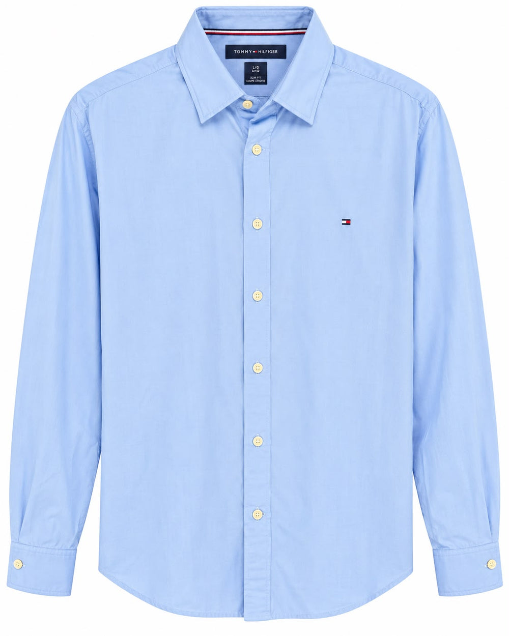 CAMISA TOMMY HILFIGER 78J6656 SLIM FIT AZUL L