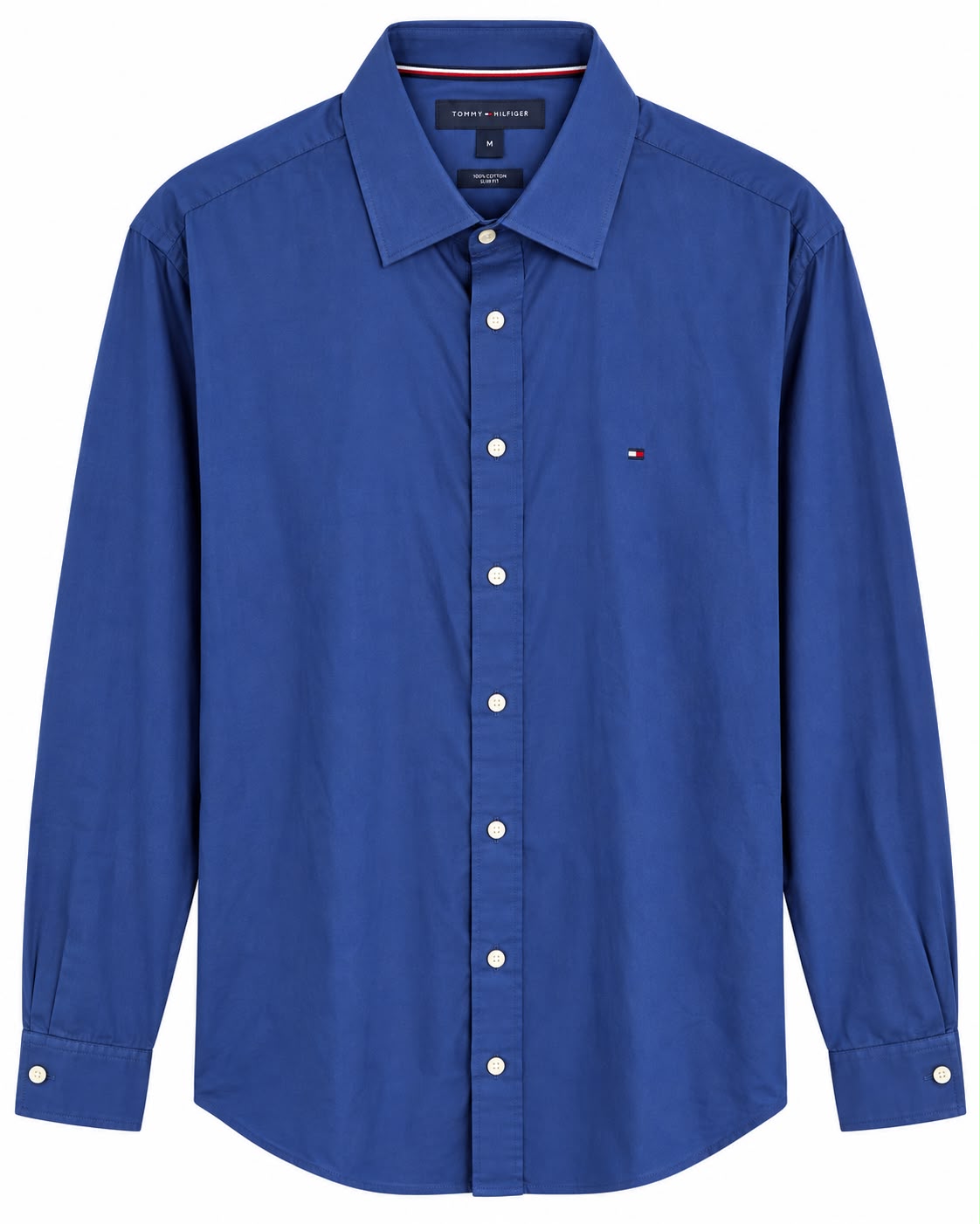 CAMISA TOMMY HILFIGER RN36543 SLIM FIT AZUL NAVI XL