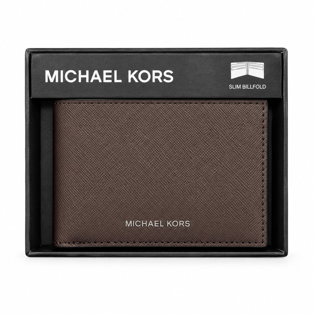 CARTERA MK 86F5SANF5V CAFÉ OSCURO
