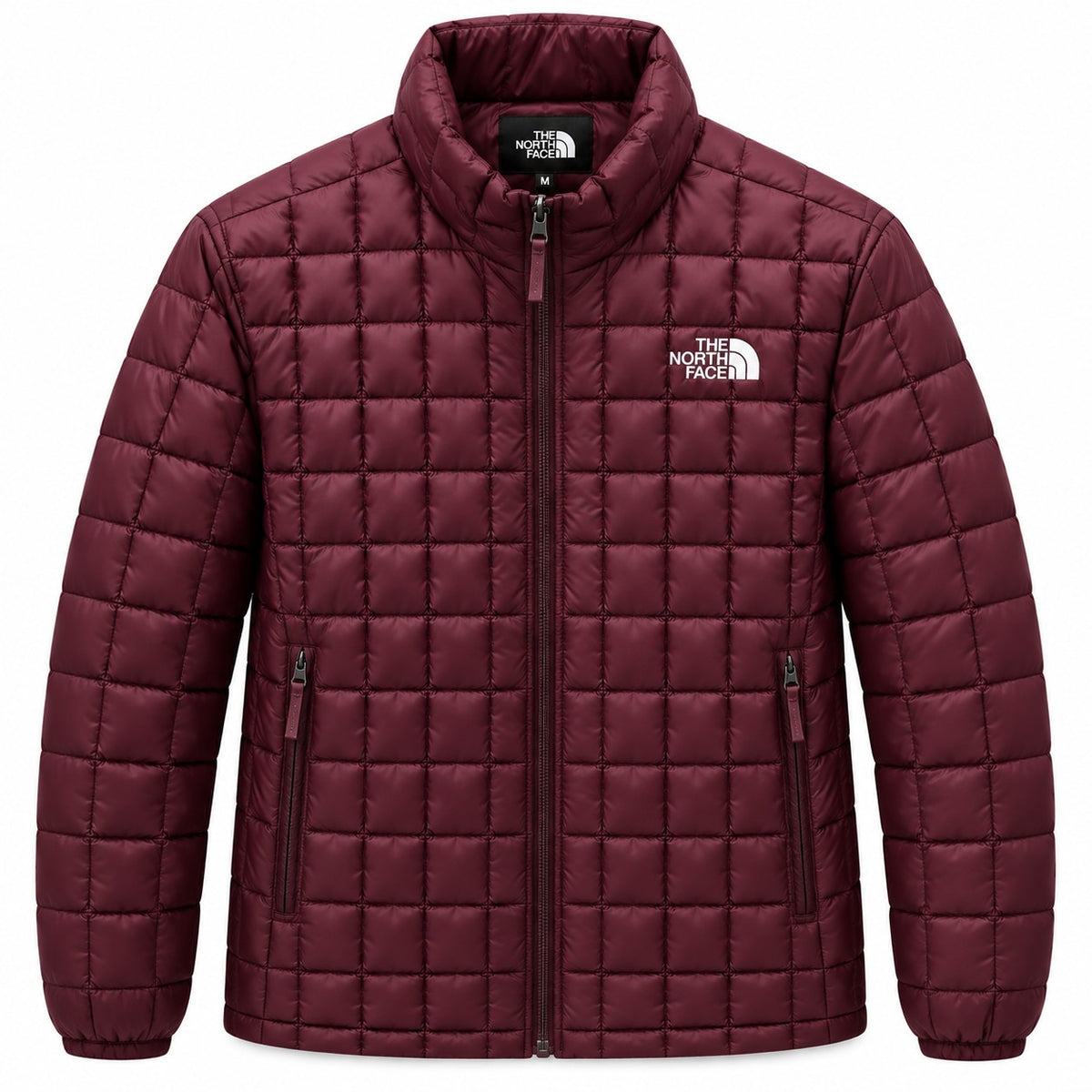 CHAMARRA CABALLERO NORTH FACE CUADROS VINO L