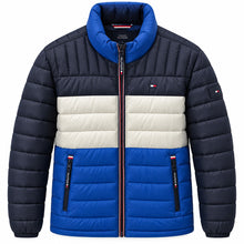 CHAMARRA CABALLERO TOMMY 150AN796 TRICOLOR AZUL, NAVI Y BLANCO