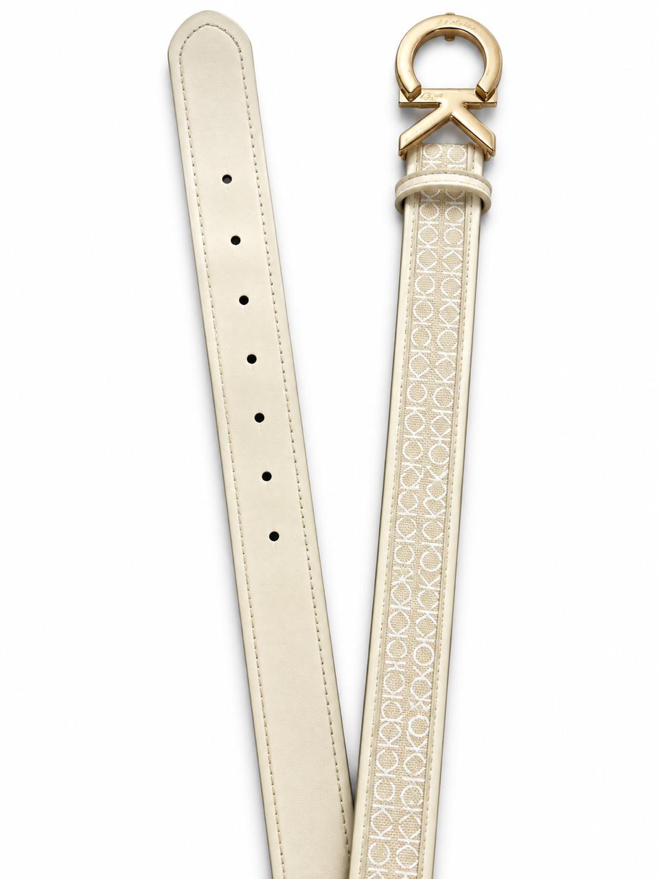 CINTURON DAMA CK RN129919 BLANCO M