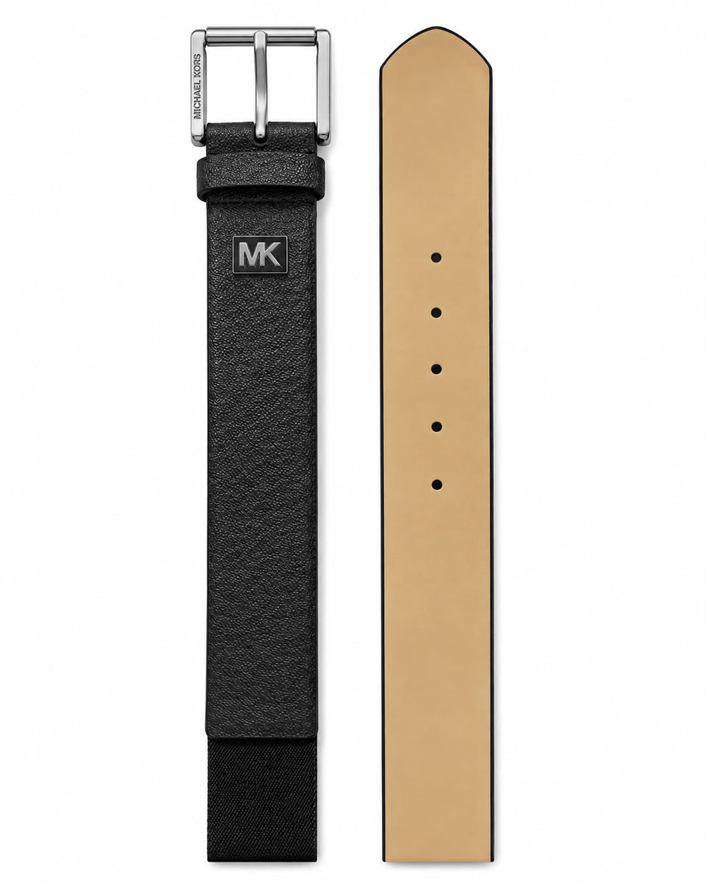 CINTURON DAMA MK GRUESO MONOGRAMA NEGRO