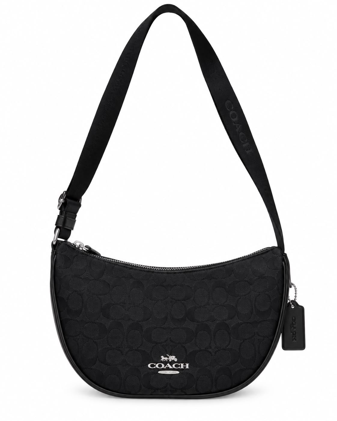 CROSSBODY COACH SIG JAC NEGRA MONOGRAMA