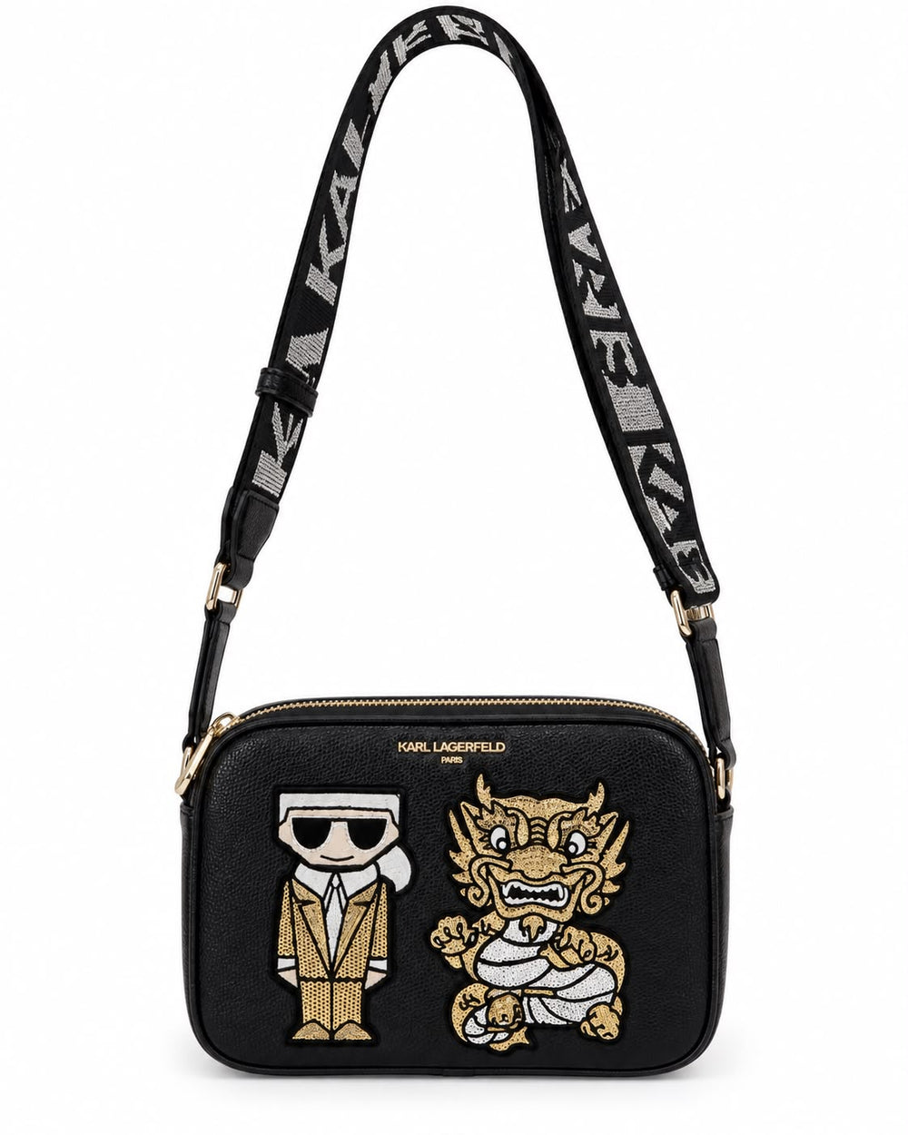 CROSSBODY KARL LAGERFELD DRAG NEGRO