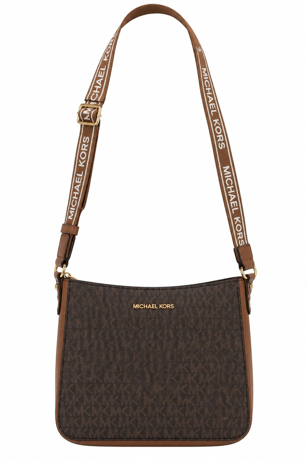 CROSSBODY MK 35S5GTVC1V CAFÉ MONOGRAMA