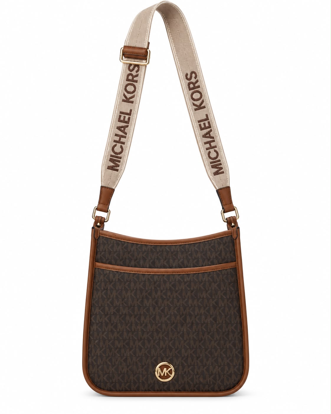 CROSSBODY MK GR CAFÉ MONOGRAMA LUISA