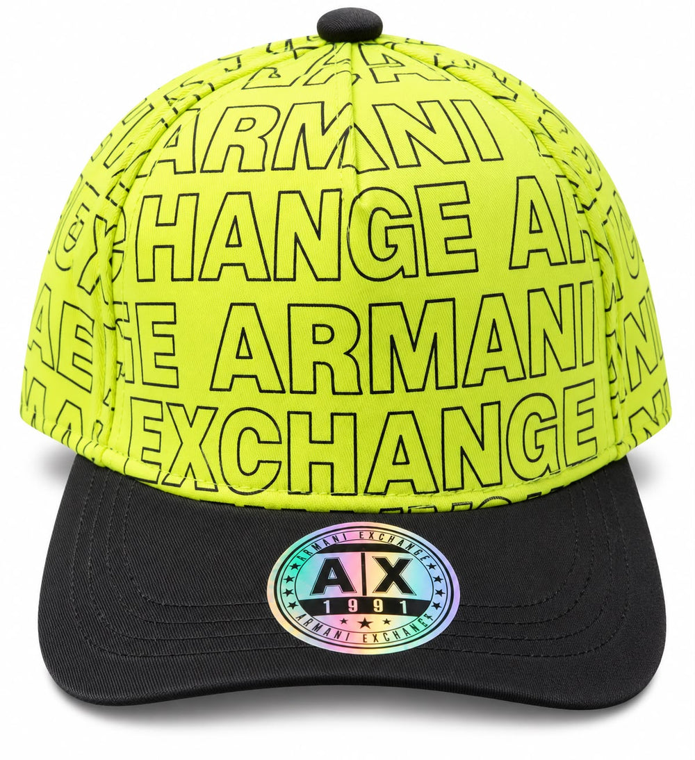 GORRA ARMANI VERDE MONOGRAMAS