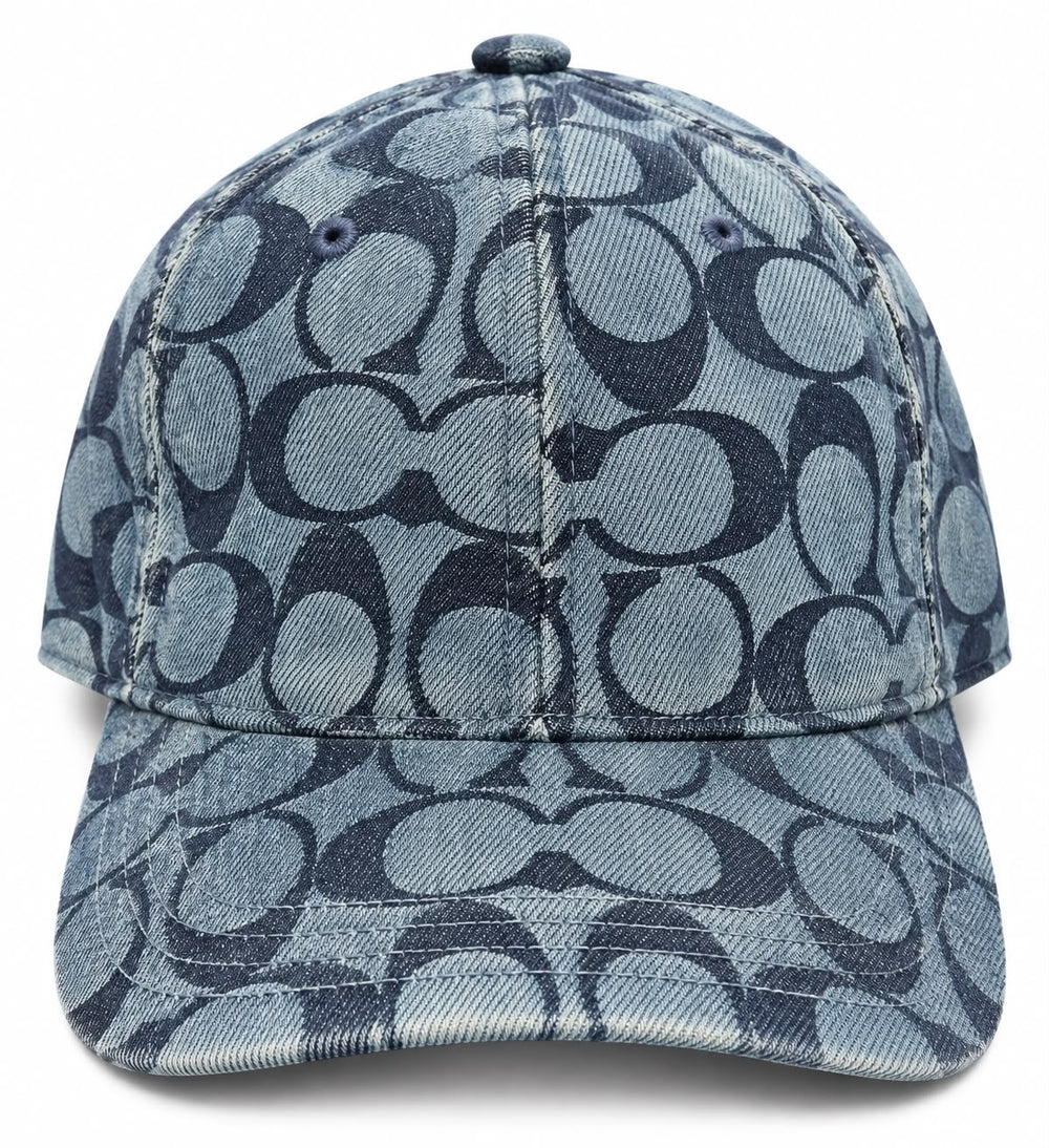 GORRA COACH A MEZCLILLA MONOGRAMA