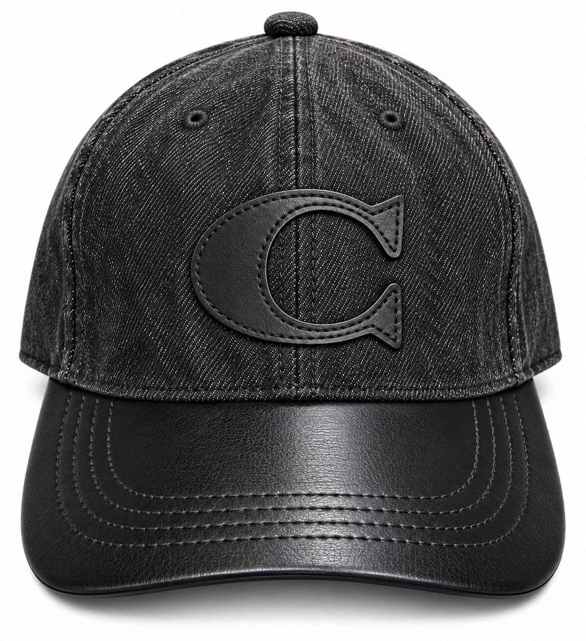GORRA COACH NEGRO CON C NEGRA