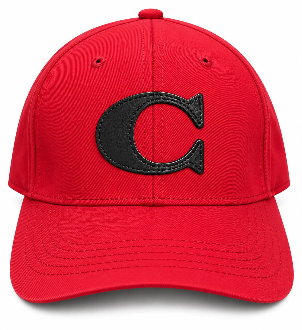GORRA COACH ROJA CON C NEGRA