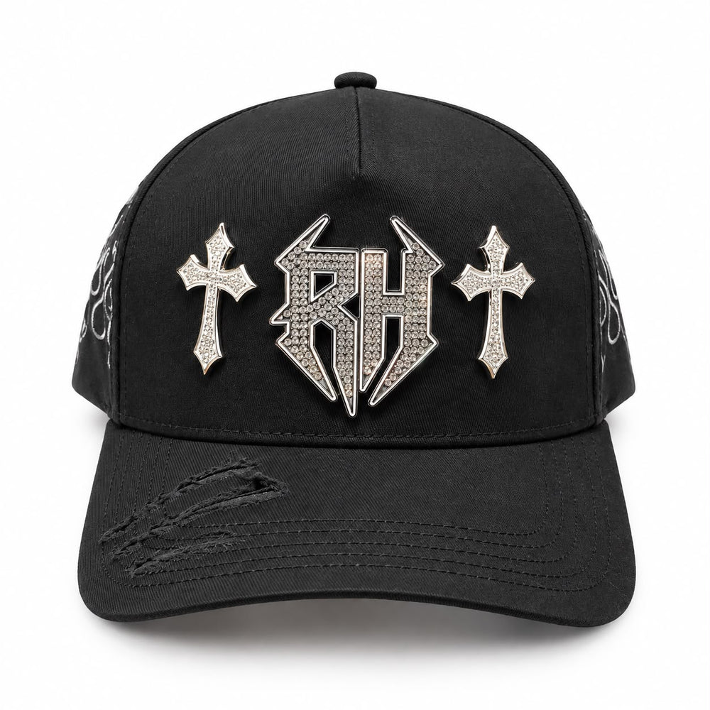 GORRA RUSZO HATS CRUCES NEGRA