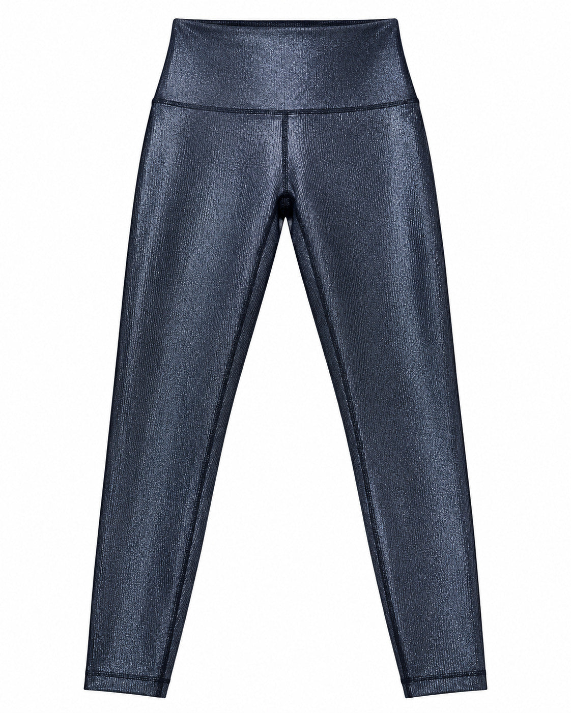 LEGGINGS DAMA LULU LEMON METALICO RAYAS AZUL 4