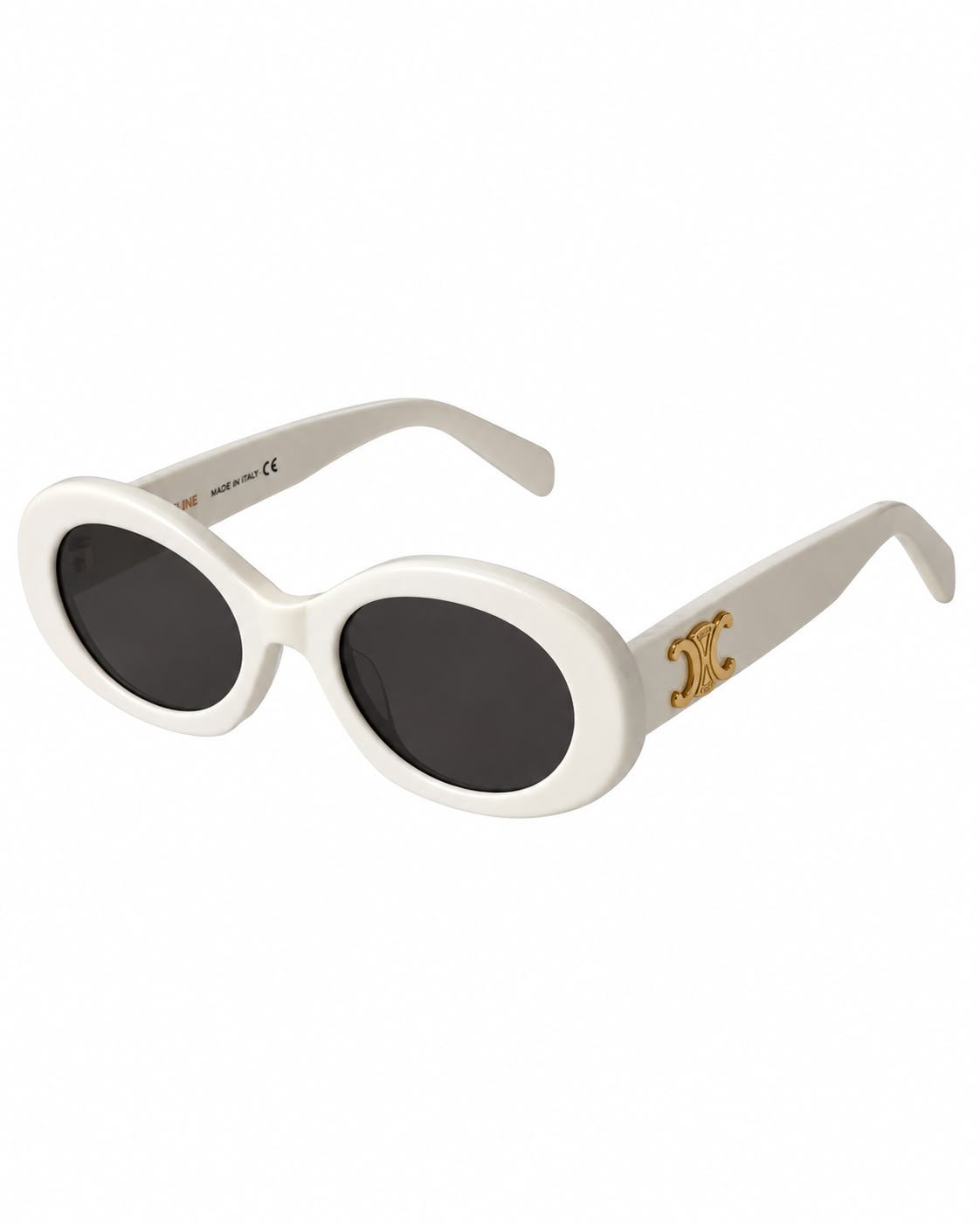LENTES CELINE CL40194U 25A OVAL SHAPE BLANCO DORADO