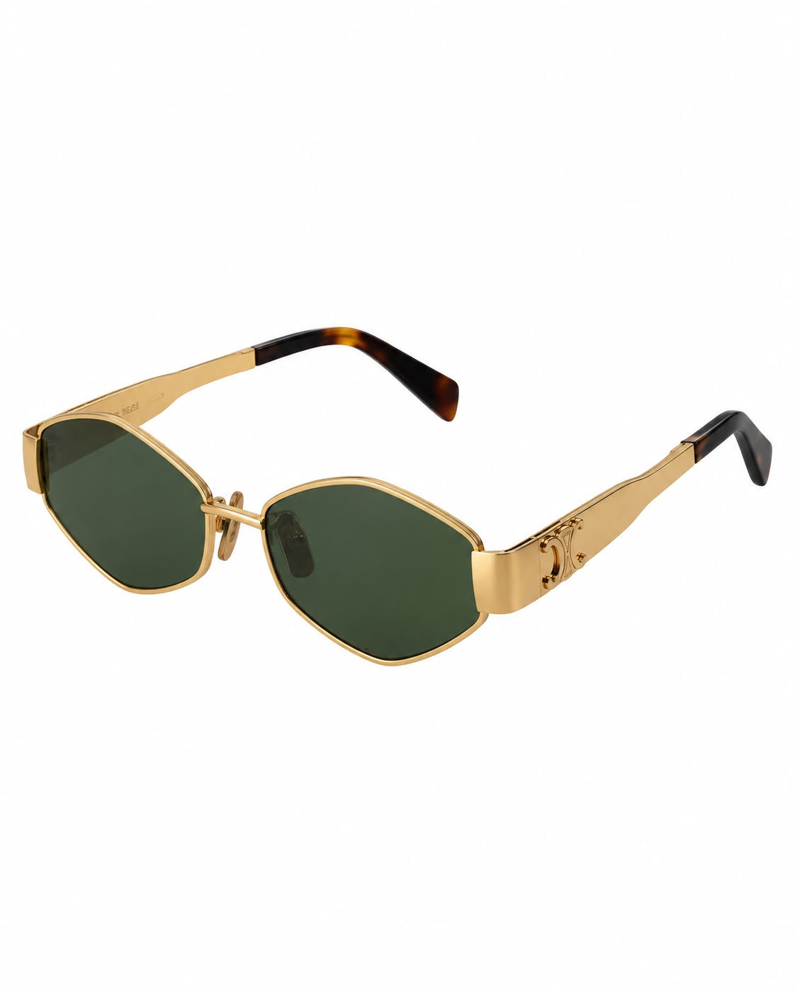 LENTES CELINE CL40254U 30N GEOMETRIC SHAPE GOLD BLACK