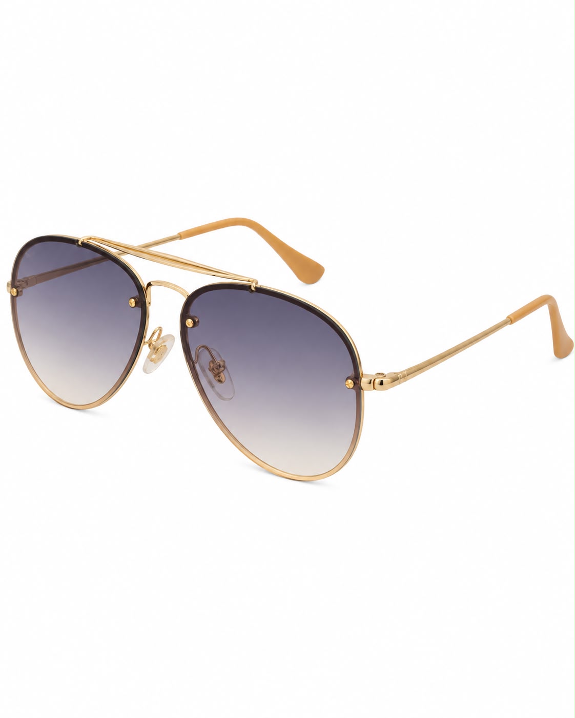 LENTES RAY BAN RB3584N 001/19 AVIATOR BLAZE AZUL DEGRADADO DORADO