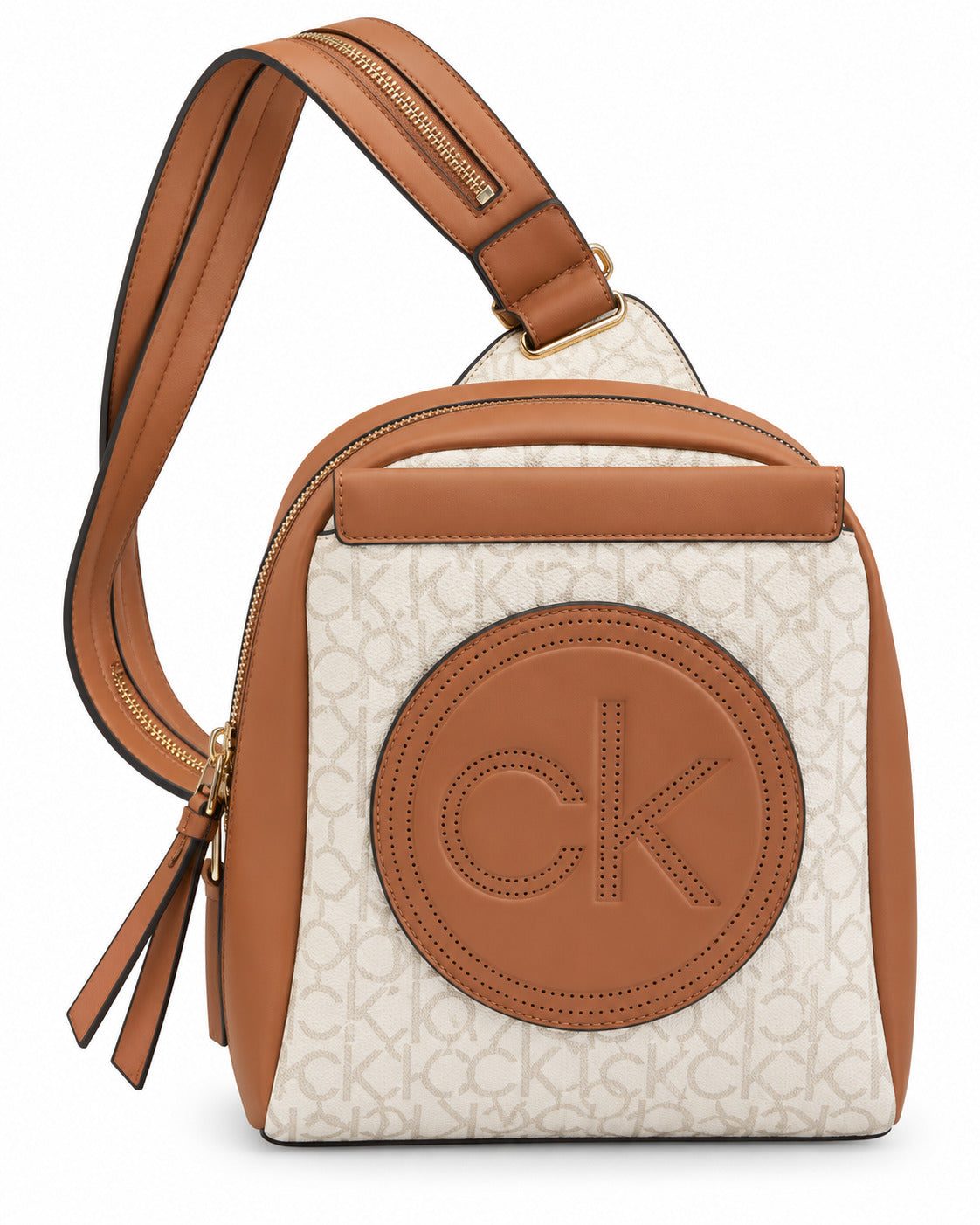 MOCHILA CK DAMA MOD1 BLANCO RELIEVE