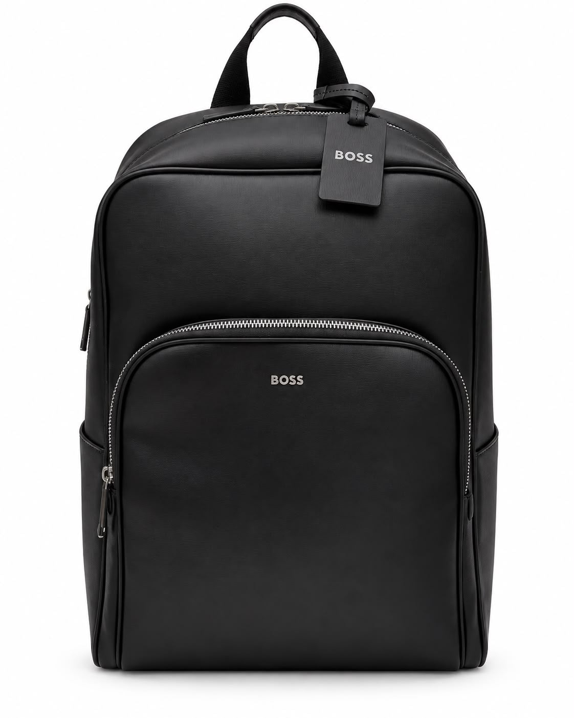 MOCHILA HUGO BOSS MOD2 PIEL NEGRA