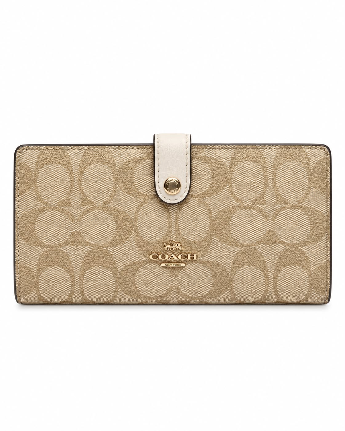 MONEDERO COACH MOD1 BEIGE RELIEVE