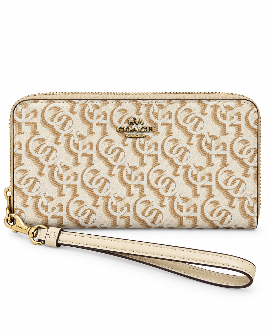 MONEDERO COACH MOD3 BLANCO RELIEVE