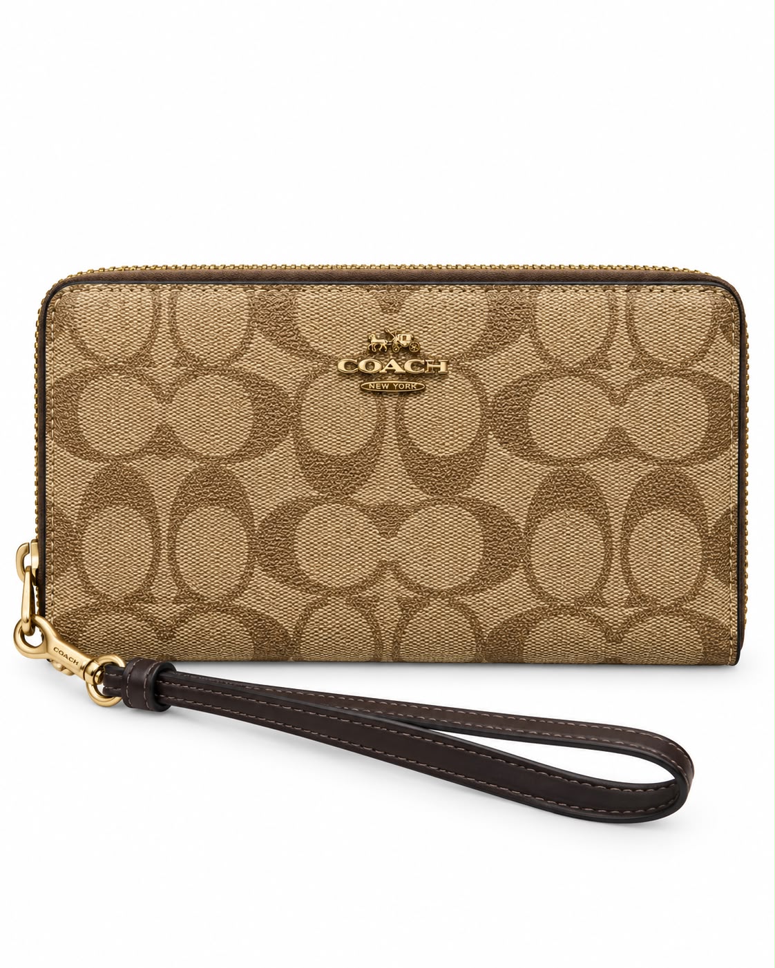 MONEDERO COACH MOD3 CAFÉ NEGRO