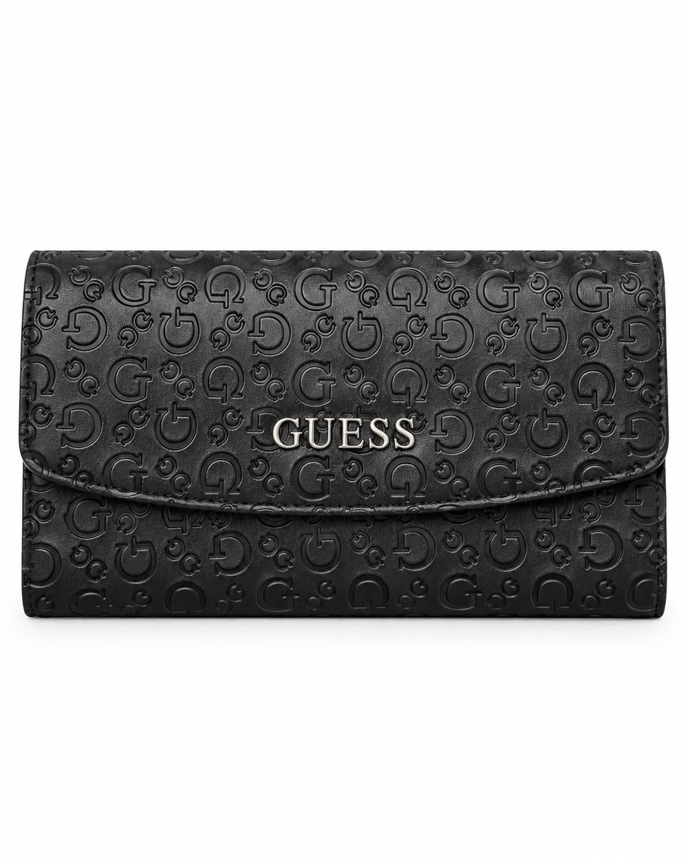 MONEDERO GUESS MOD1 NEGRO RELIEVE