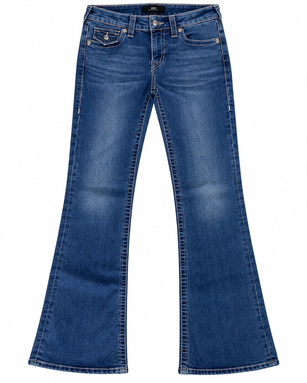 PANTALON TRUE RELIGION STYLE 209055 COLOR MARINA CRYSTAL WING BECCA BOOT FLAP 25