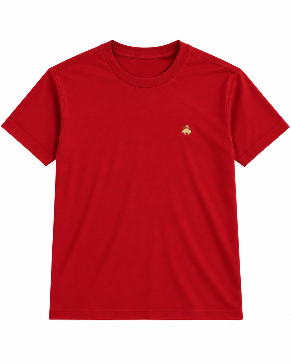 PLAYERA CABALLERO BROOKS BROT. CUELLO REDONDO ROJO LISA LOGO